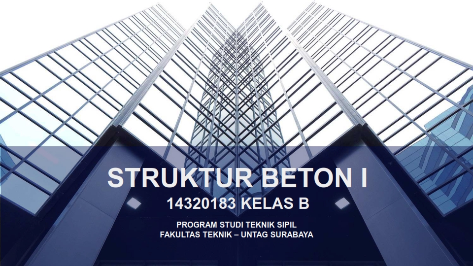 Course Image 14320183 -  STRUKTUR BETON 1 - IN